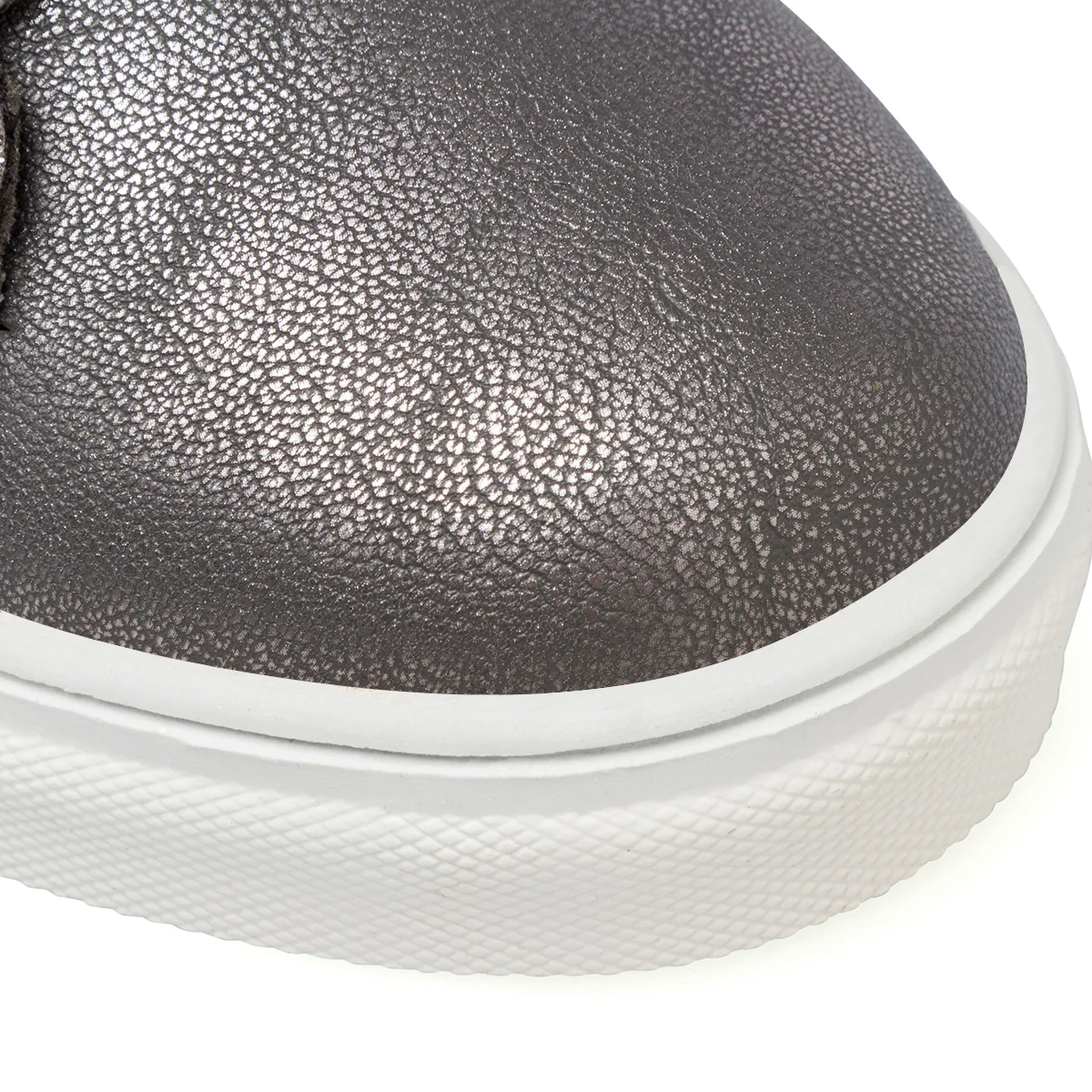 Sneakers alte grigie da bambina con pelliccia sintetica Le scarpe di Alice - Image 6