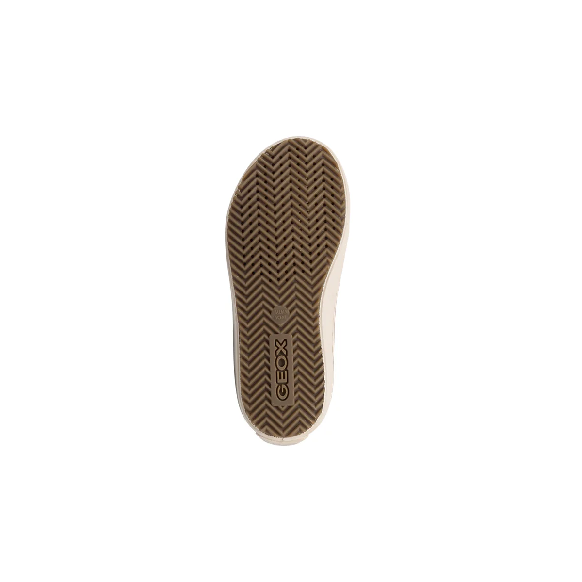 Sneakers alte grigie da bambina con zip e glitter Geox Kalispera - Image 5