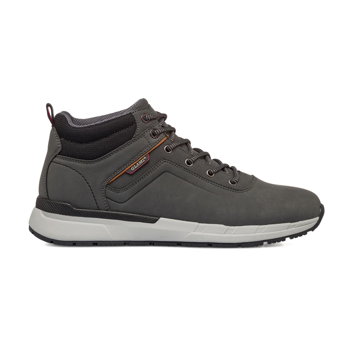 Sneakers alte grigie da uomo Glams