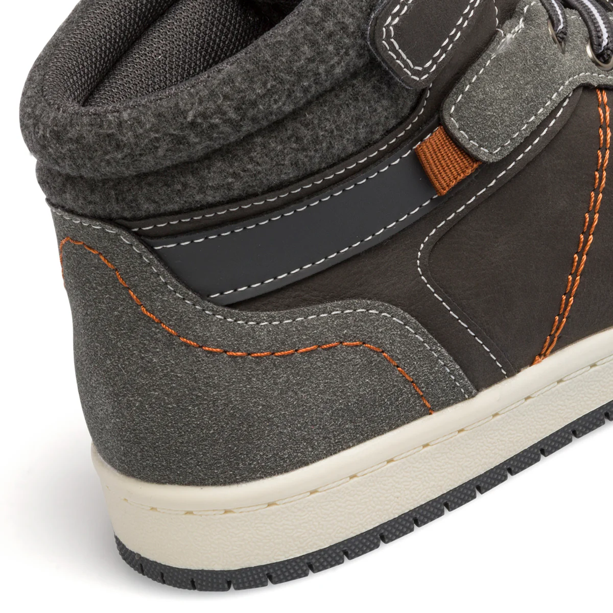 Sneakers alte grigie con colletto imbottito Space Boy - Image 7