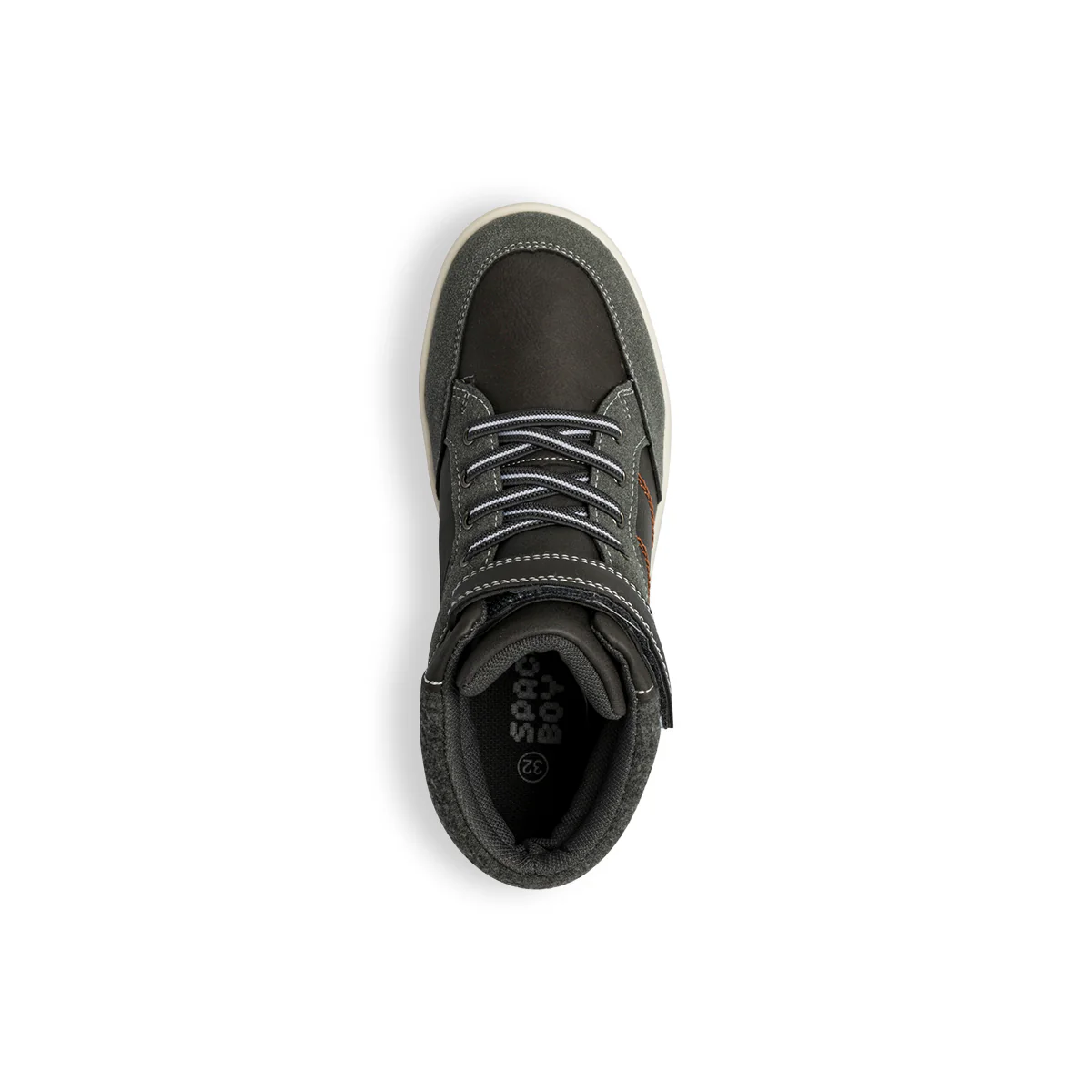 Sneakers alte grigie con colletto imbottito Space Boy - Image 8