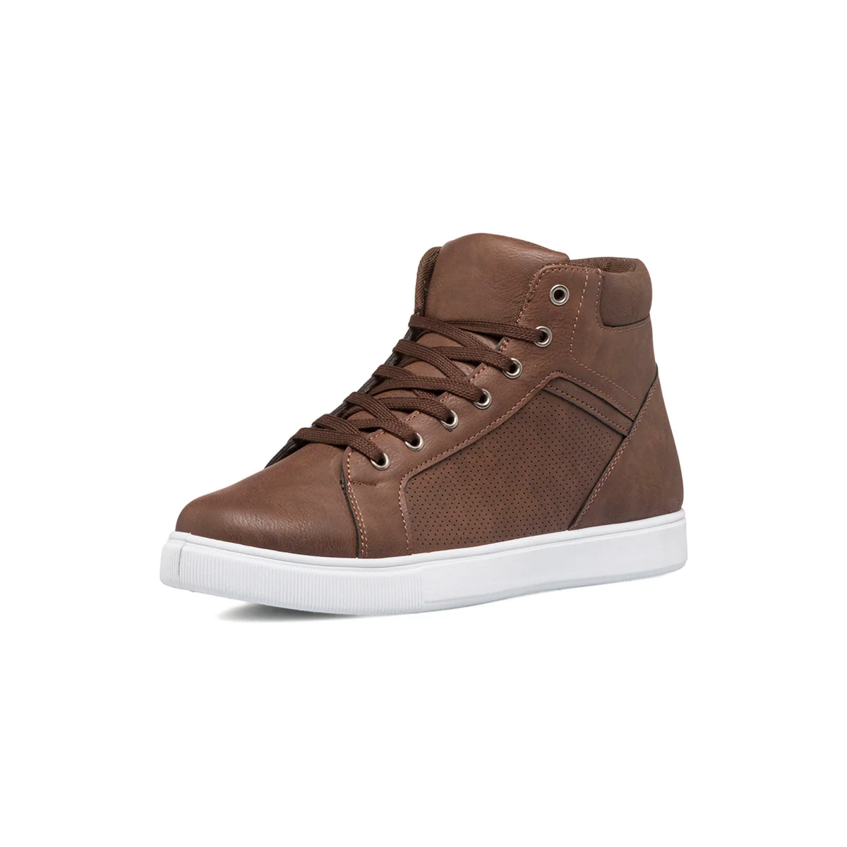 Sneakers alte marroni da uomo con collarino imbottito Patrick - Image 2