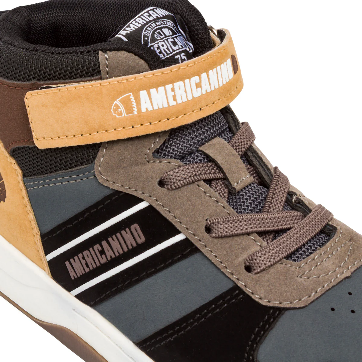 Sneakers alte multicolore da Bambino Americanino - Image 4