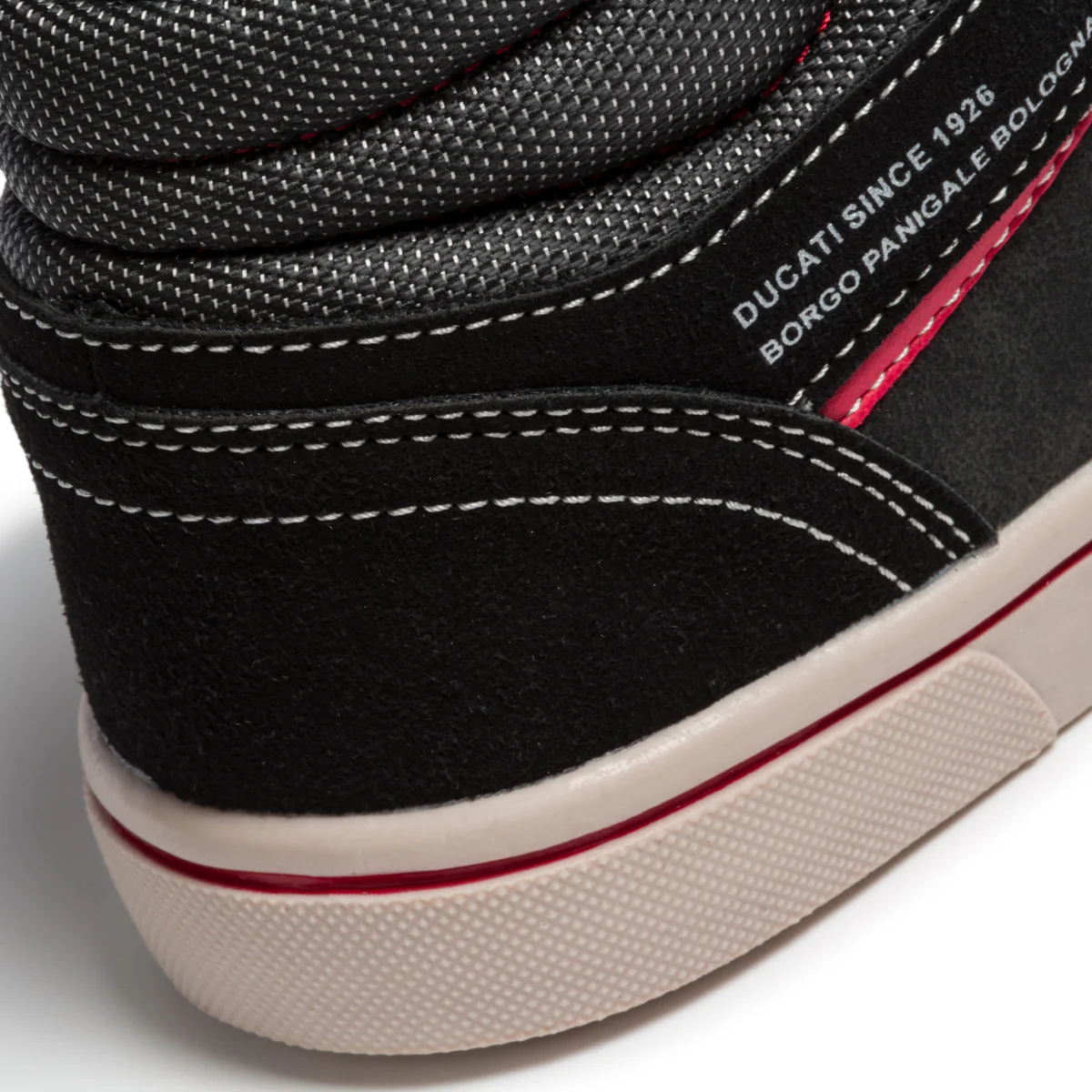 Sneakers alte nere con colletto imbottito e logo laterale Ducati - Image 8