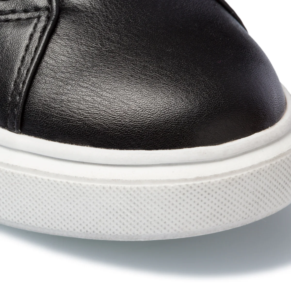 Sneakers alte nere con dettagli glitterati 10 Baci - Image 6