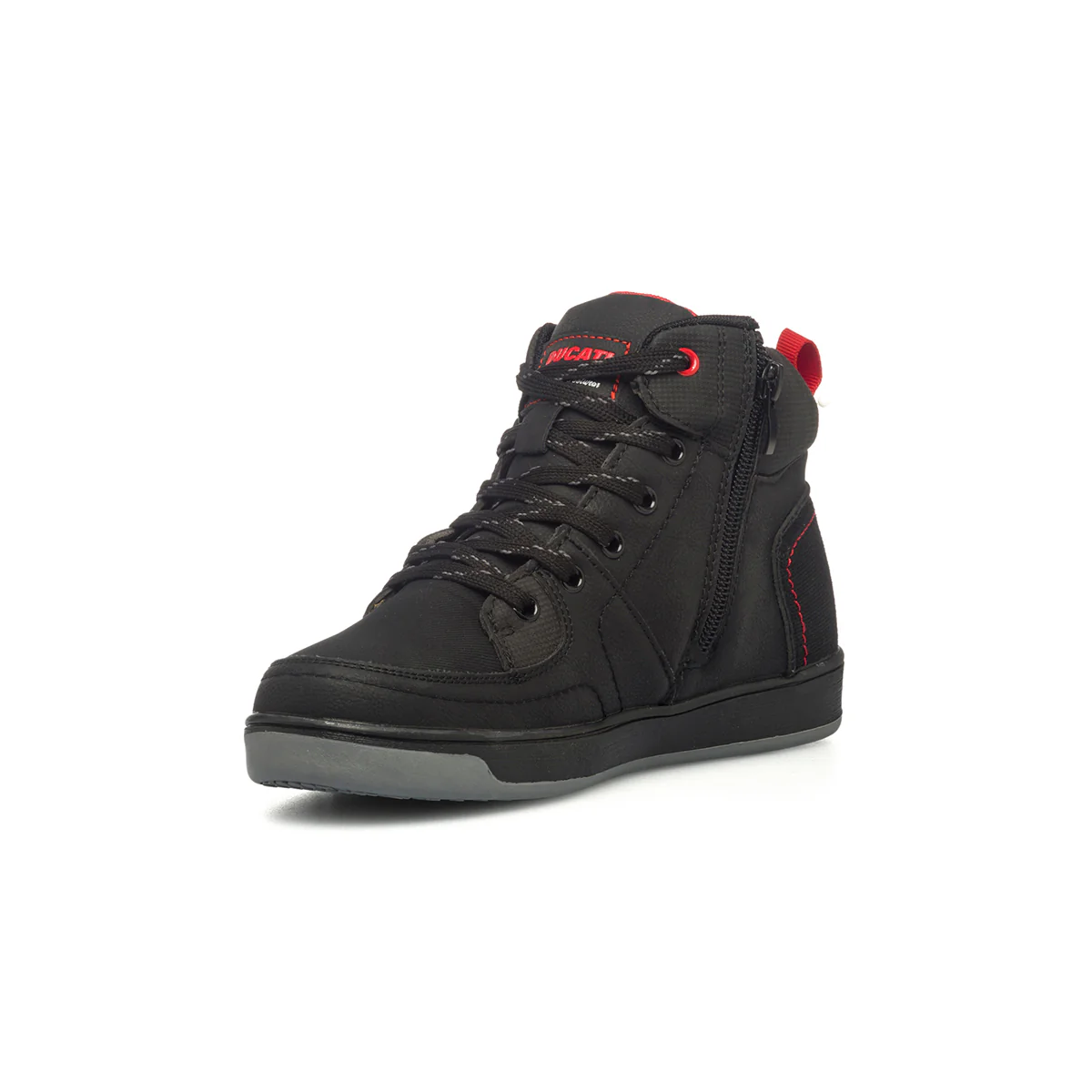 Sneakers alte nere con logo laterale Ducati - Image 4