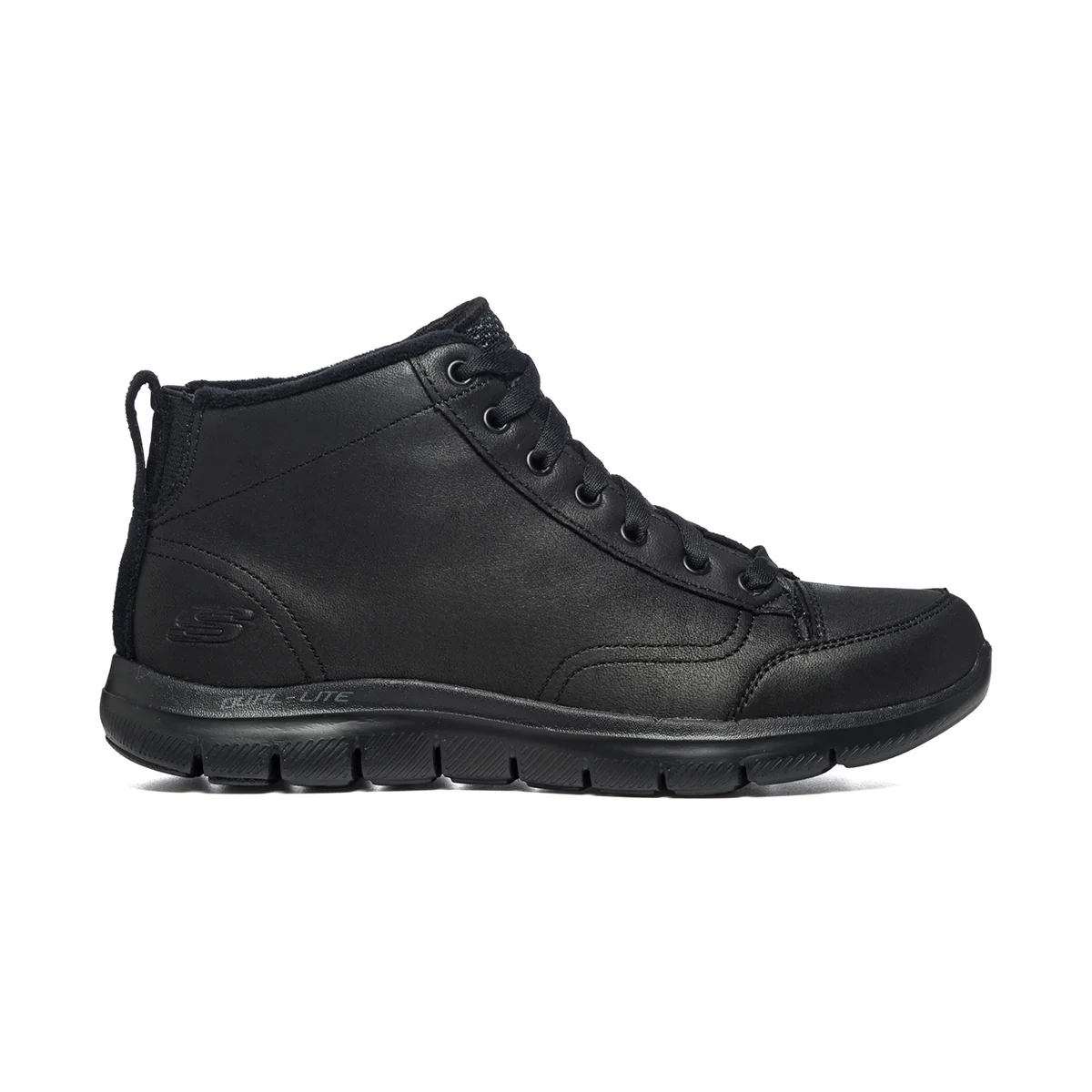 Sneakers alte nere con suola Dual-Lite Skechers