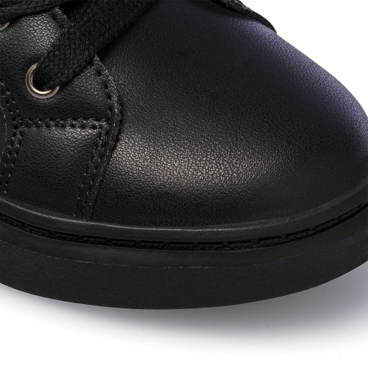 Sneakers alte nere da bambina con catenina e dettagli animalier 10 Baci - Image 6