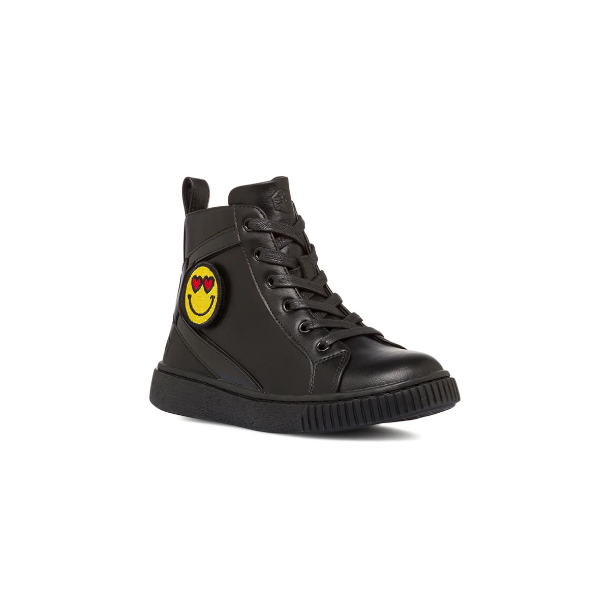 Sneakers alte nere da bambina con emoji Lumberjack Doda - Image 3