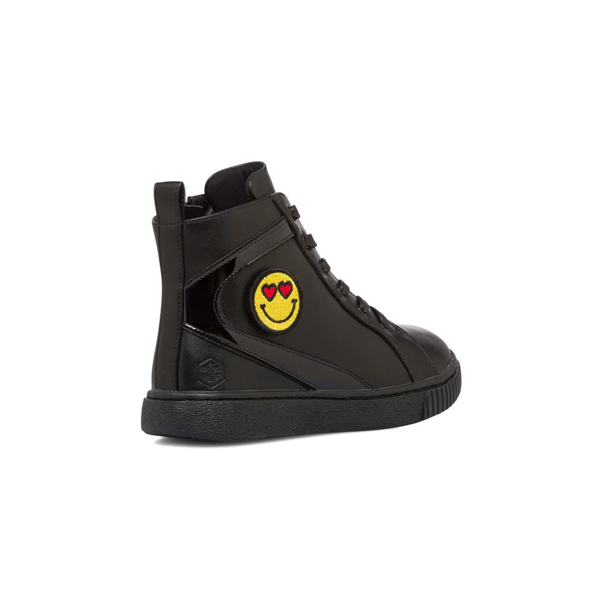 Sneakers alte nere da bambina con emoji Lumberjack Doda - Image 5