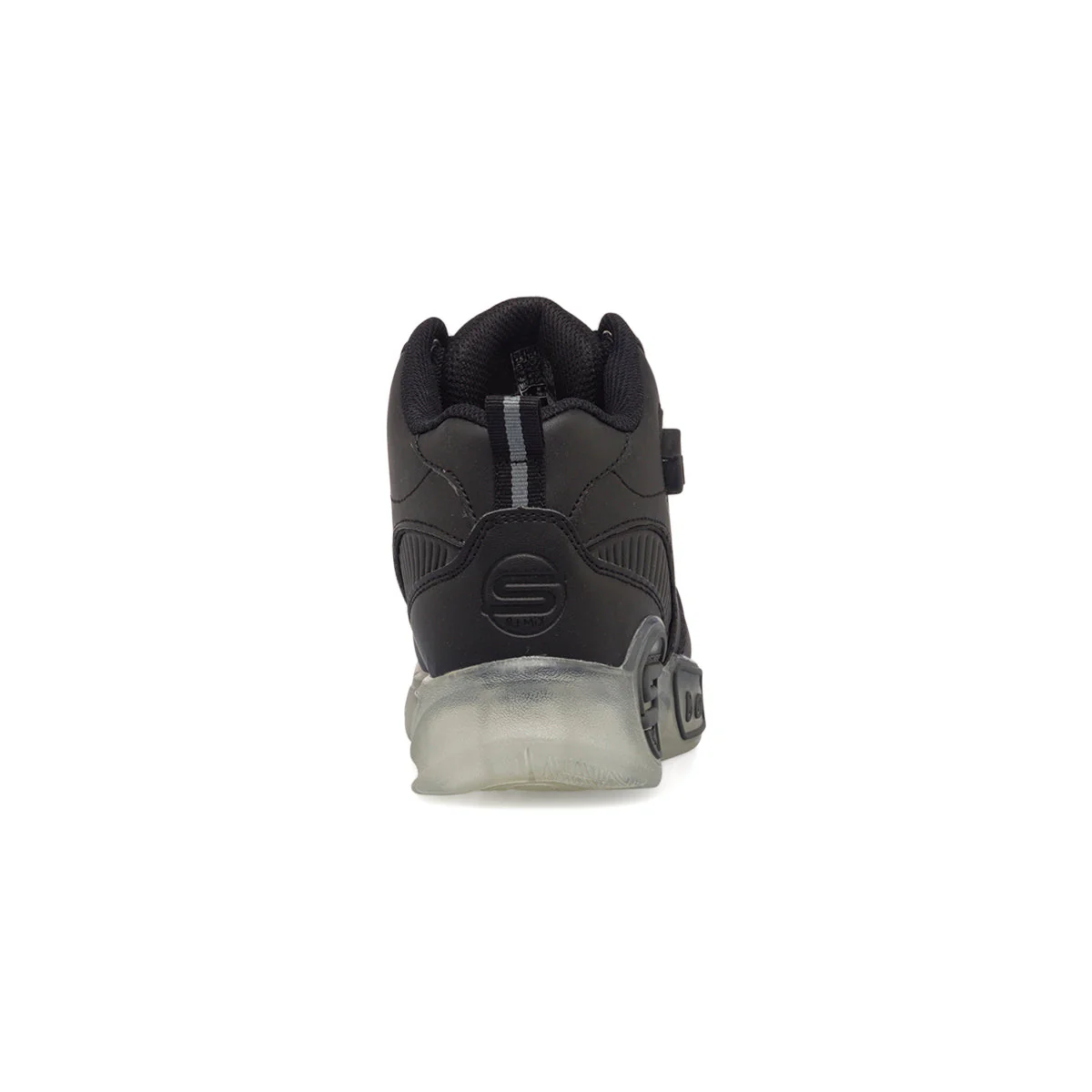 Sneakers alte nere da bambina con luci nella suola Skechers S-Lights Remix - Image 4