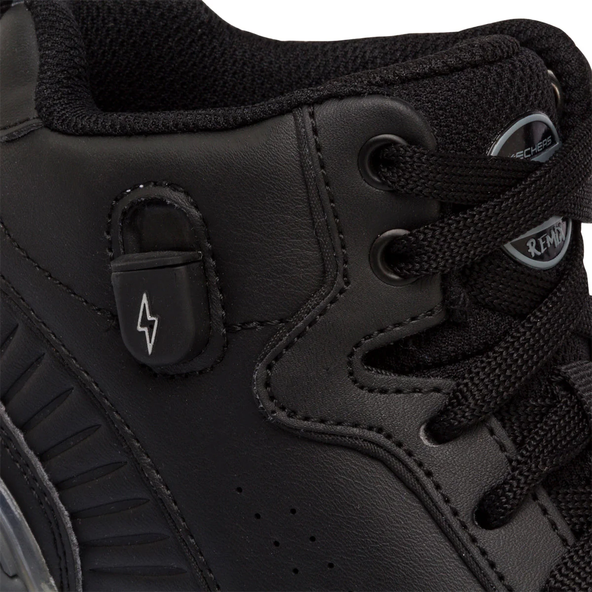 Sneakers alte nere da bambina con luci nella suola Skechers S-Lights Remix - Image 7