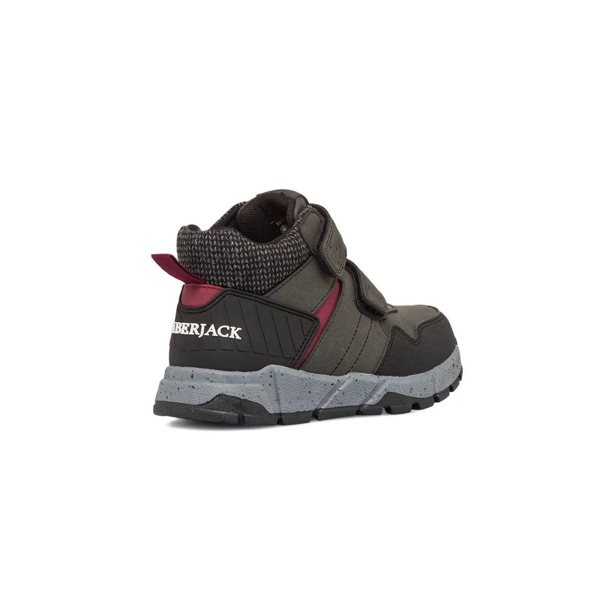 Sneakers alte nere da bambino con doppio velcro Lumberjack Crumb - Image 5