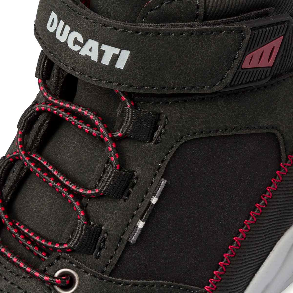 Sneakers alte nere da bambino con logo laterale Ducati - Image 6