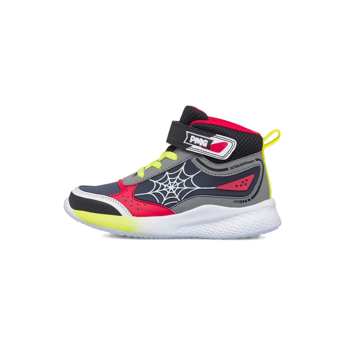 Sneakers alte nere da bambino con ragnatela Primigi Infinity Light