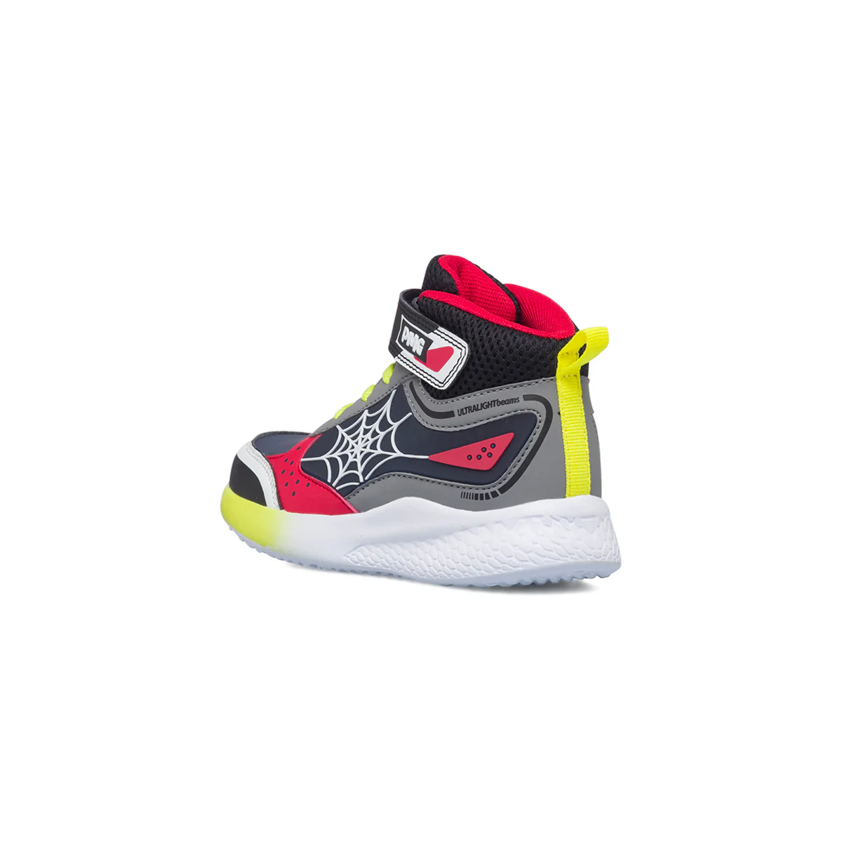 Sneakers alte nere da bambino con ragnatela Primigi Infinity Light - Image 3