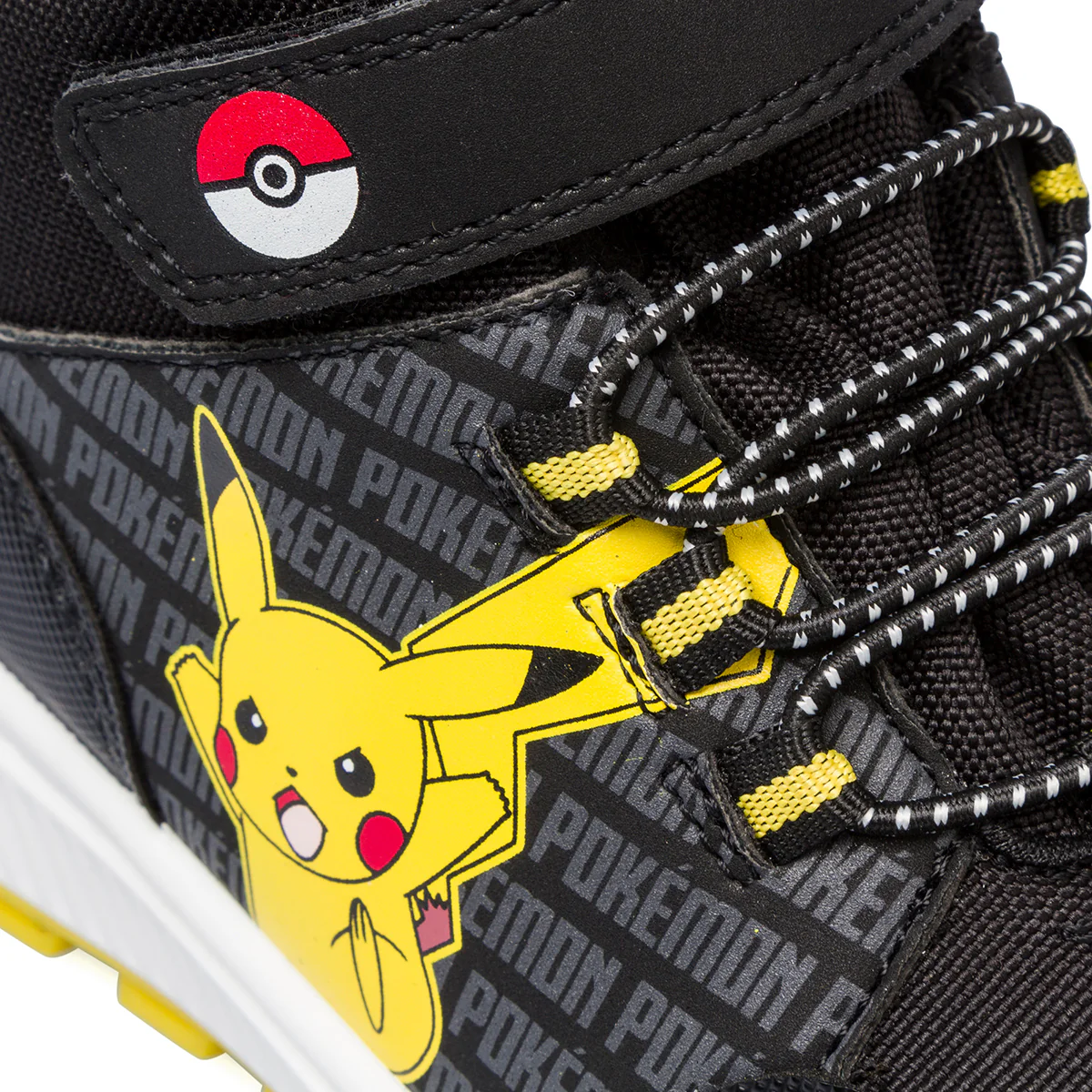 Sneakers alte nere da bambino con stampa Pokemon - Image 5