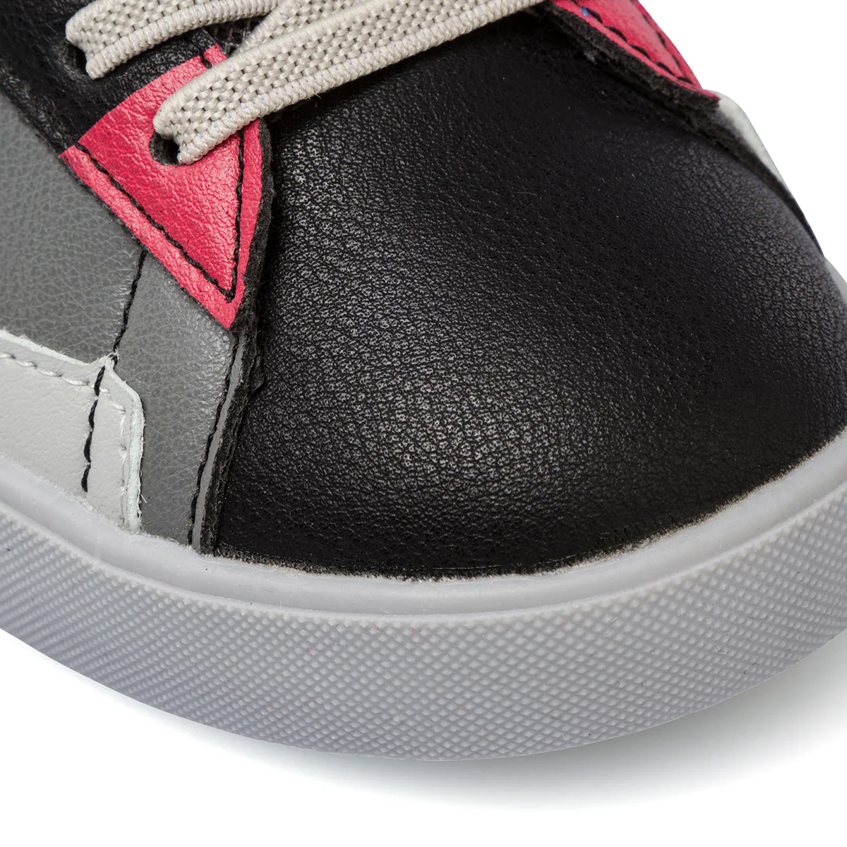 Sneakers alte nere da bambino con velcro, lacci e zip Nautica - Image 6