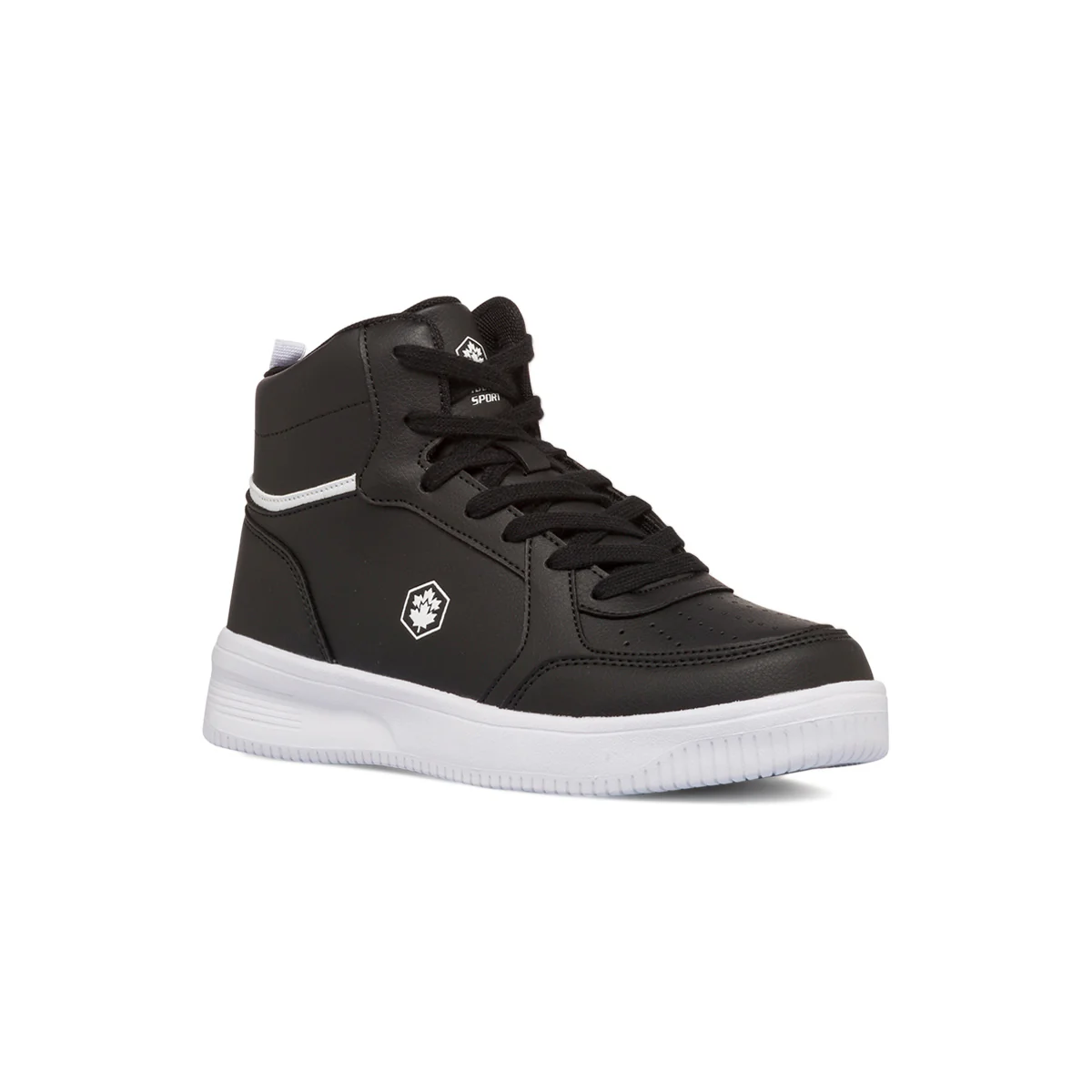 Sneakers alte nere da donna con dettagli bianchi Lumberjack Finster - Image 2