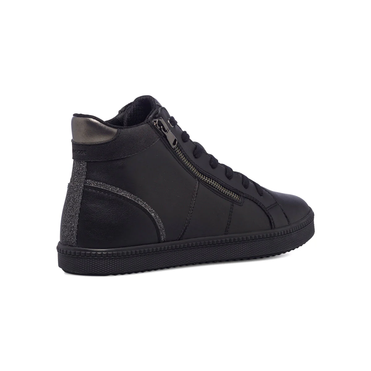 Sneakers alte nere da donna con zip laterale Geox Blomiee - Image 3