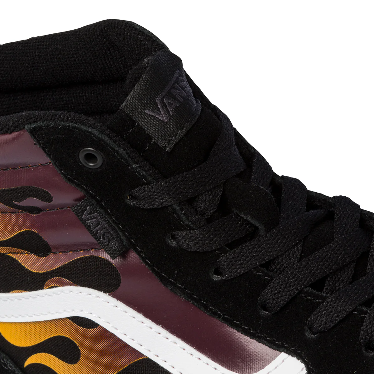 Sneakers alte nere da ragazzo con fiamma sul lato Vans Filmore Hi Fladed Flame - Image 5