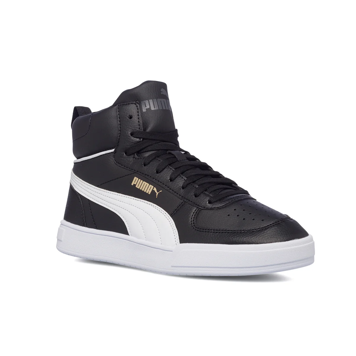 Sneakers alte nere da uomo con dettagli traforati Puma Caven Mid - Image 2