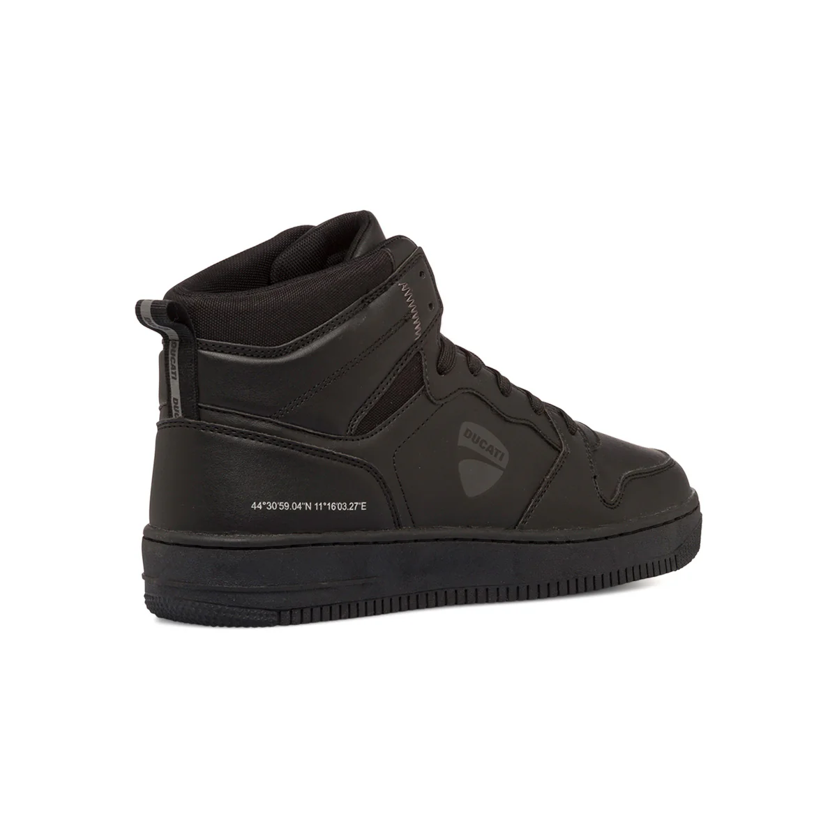 Sneakers alte nere da uomo con logo laterale Ducati Barsaba Mid 2 - Image 3