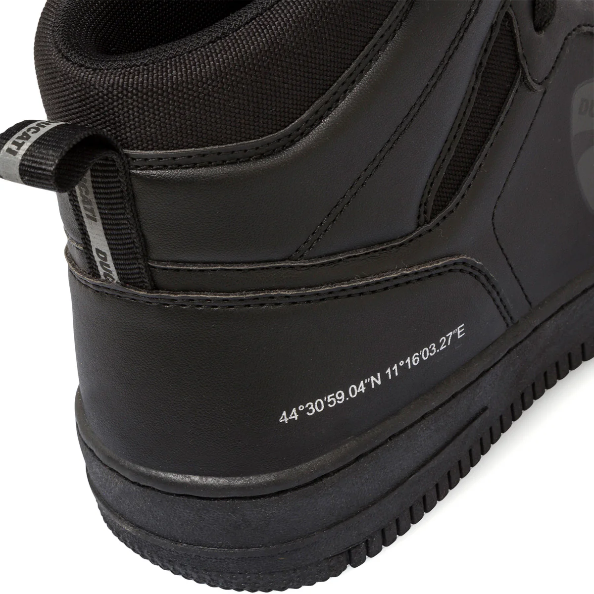 Sneakers alte nere da uomo con logo laterale Ducati Barsaba Mid 2 - Image 8