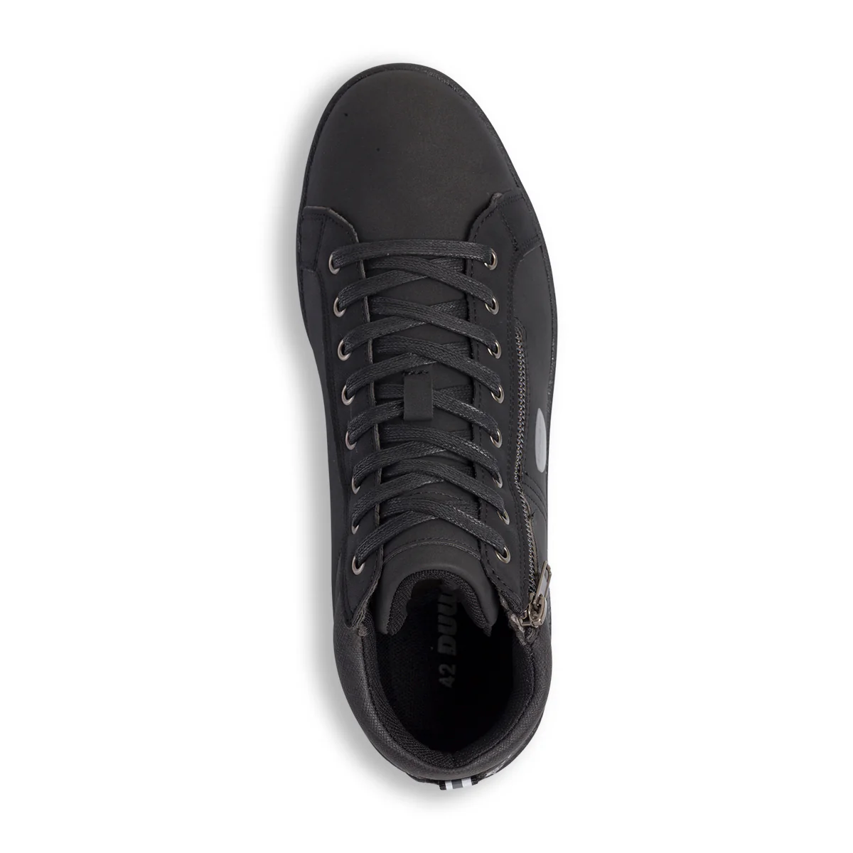 Sneakers alte nere da uomo con logo laterale Ducati - Image 8