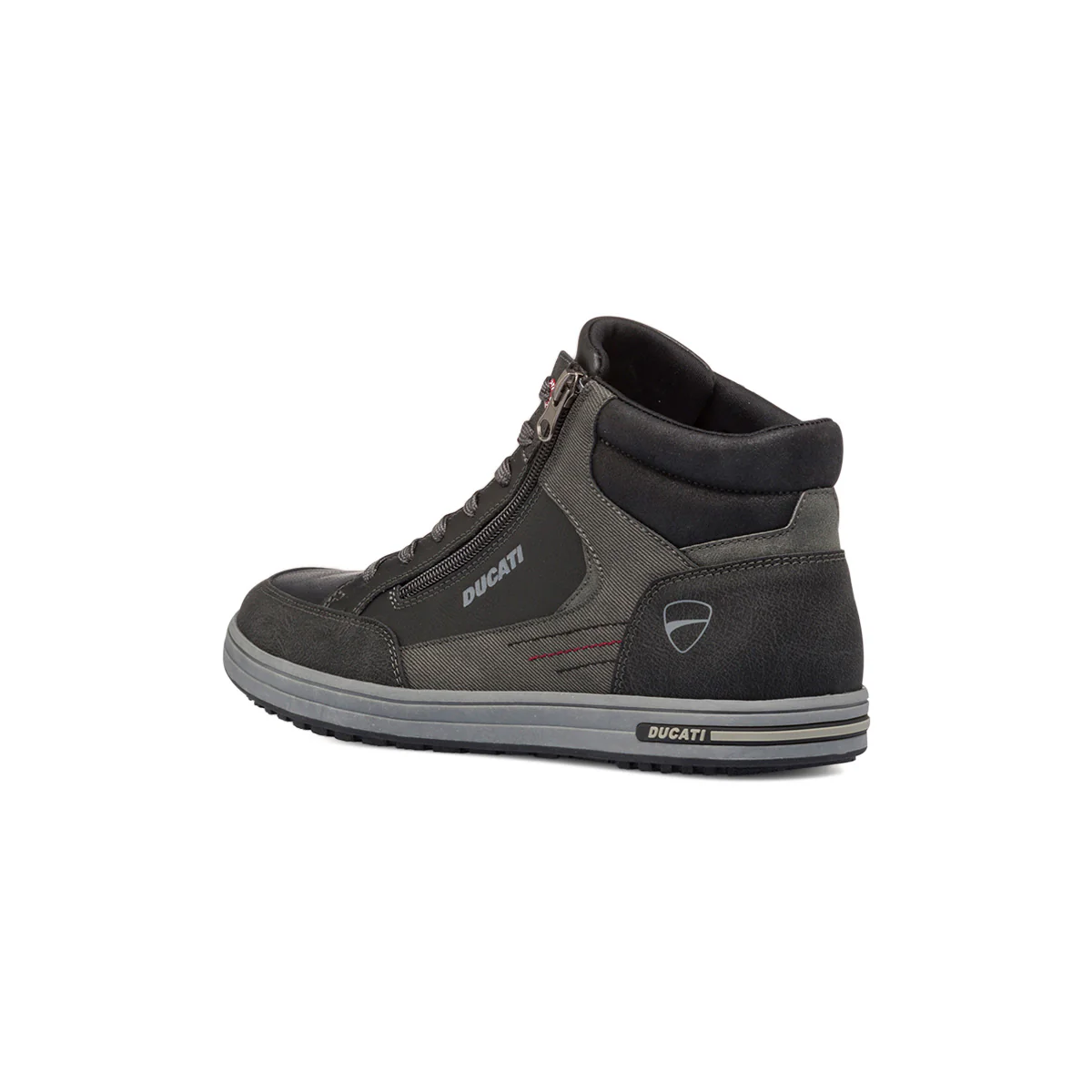 Sneakers alte nere da uomo con zip laterale Ducati - Image 3