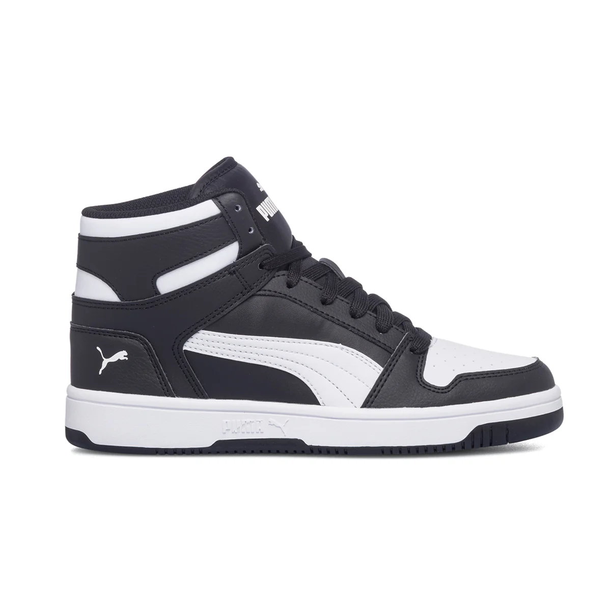 Sneakers alte nere e bianche Puma Rebound Layup SL Jr
