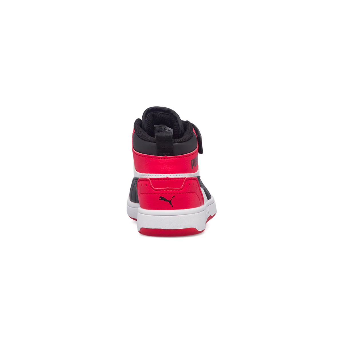 Sneakers alte nere e rosse da bambino con logo laterale Puma Rebound Joy AC PS - Image 4