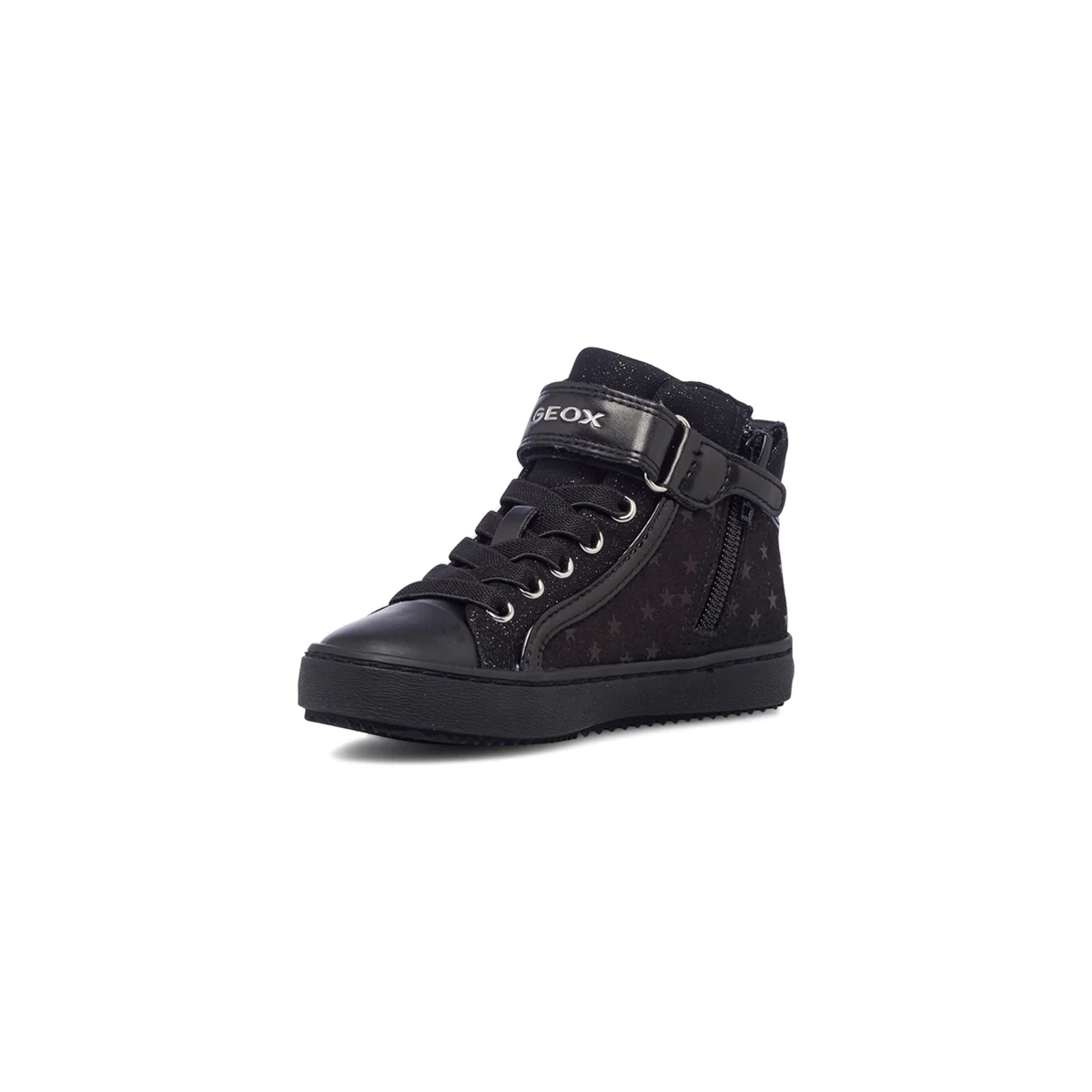 Sneakers alte nere effetto perlato Geox Kalispera - Image 4
