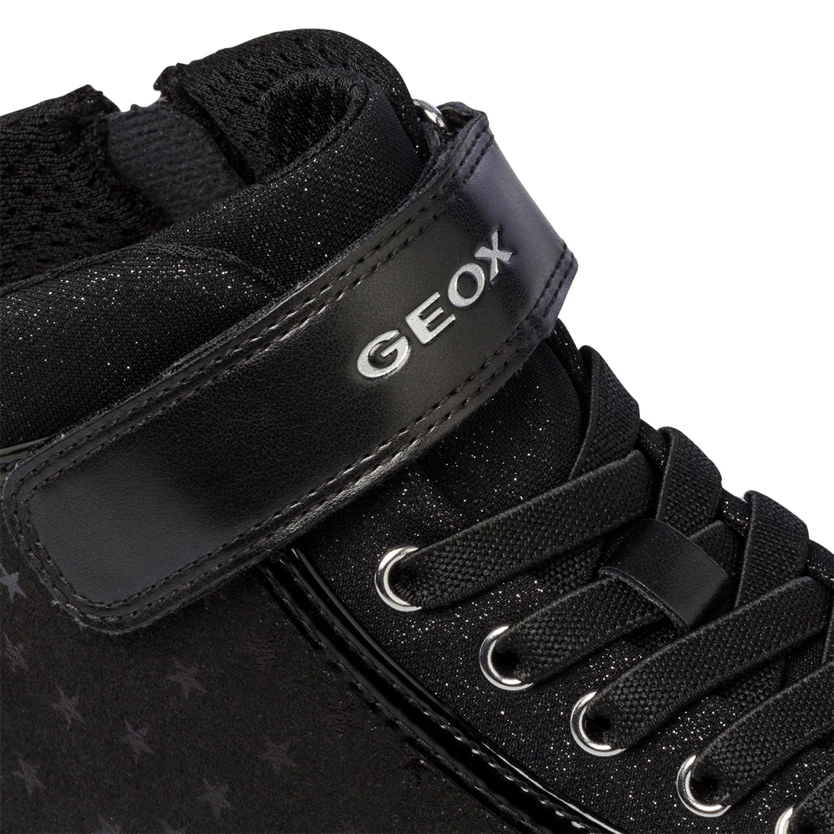 Sneakers alte nere effetto perlato Geox Kalispera - Image 12