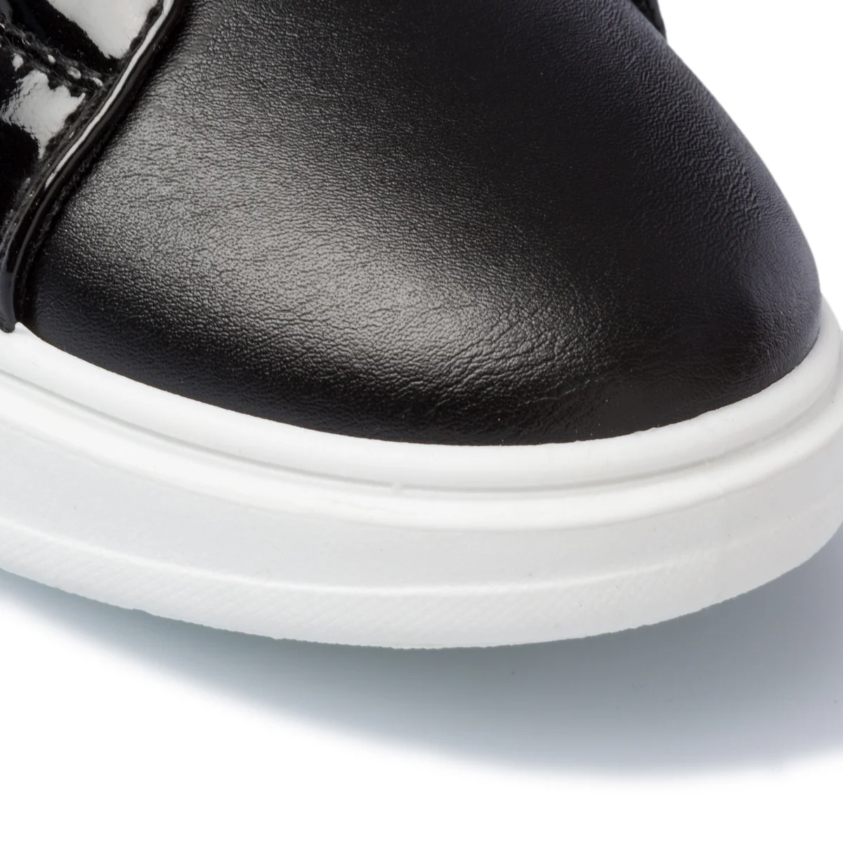 Sneakers alte nere effetto trapuntato con piccole borchie 10 Baci - Image 6