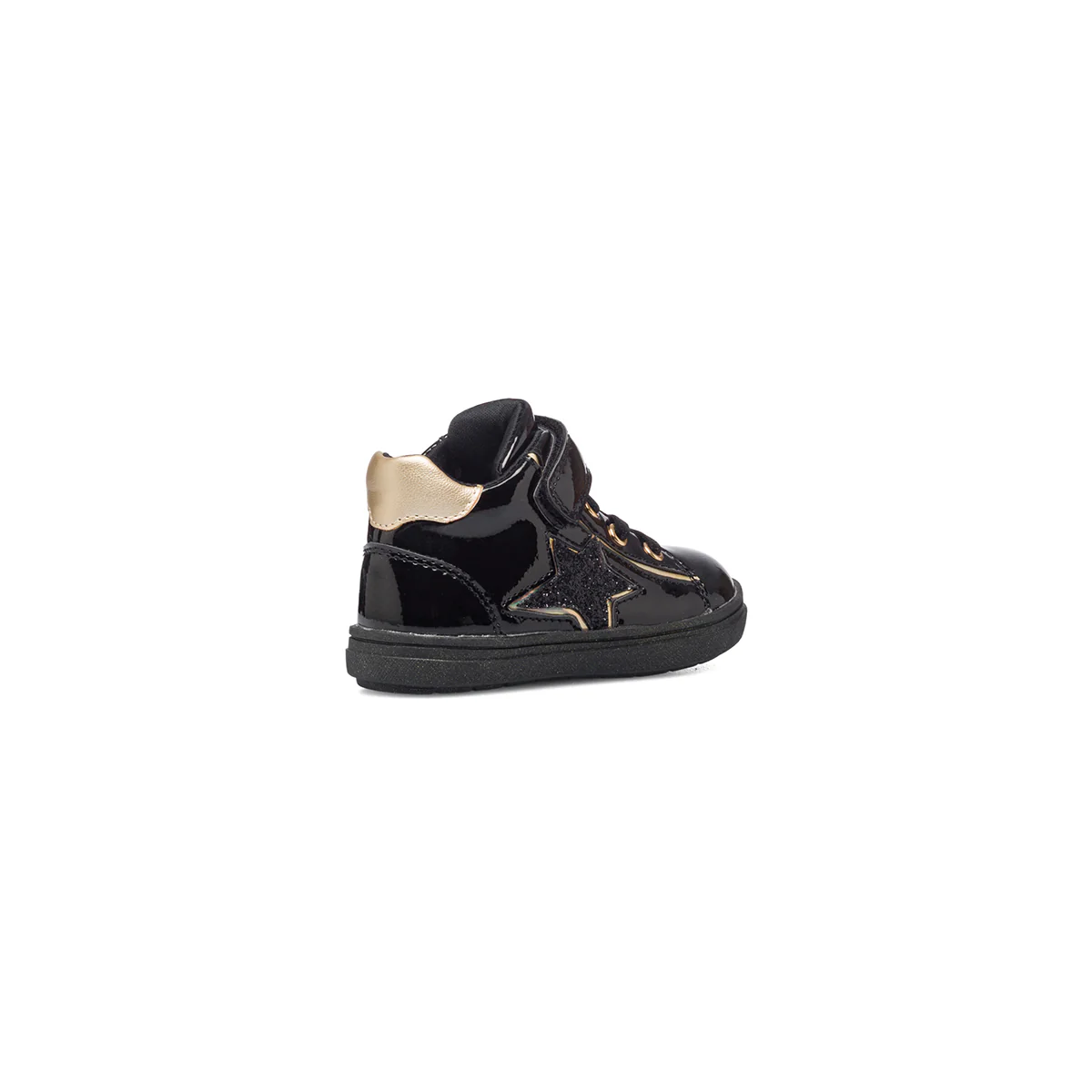 Sneakers alte nere effetto vernice Le scarpe di Alice - Image 3