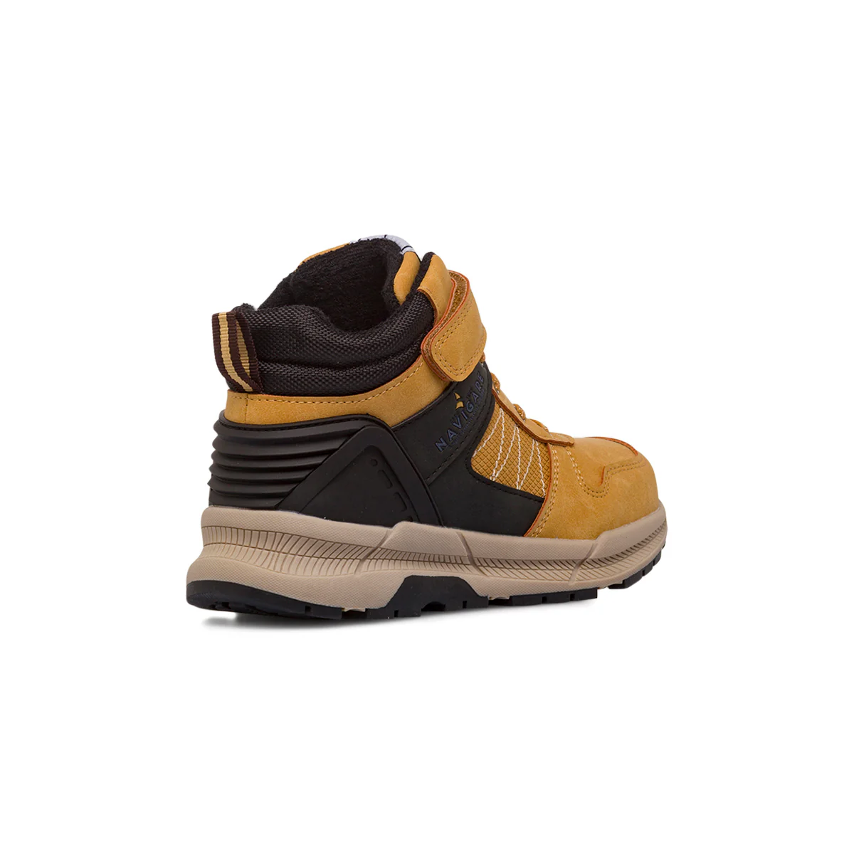 Sneakers alte ocra da Ragazzo con strappo Navigare - Image 3