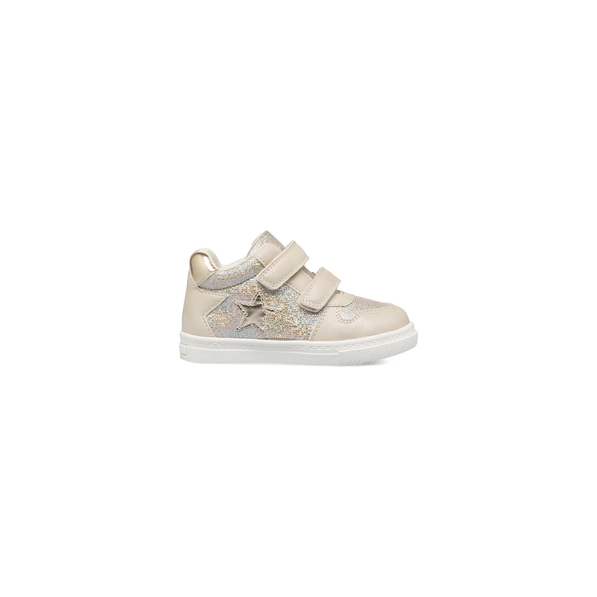 Sneakers alte oro da bambina con glitter Le scarpe di Alice