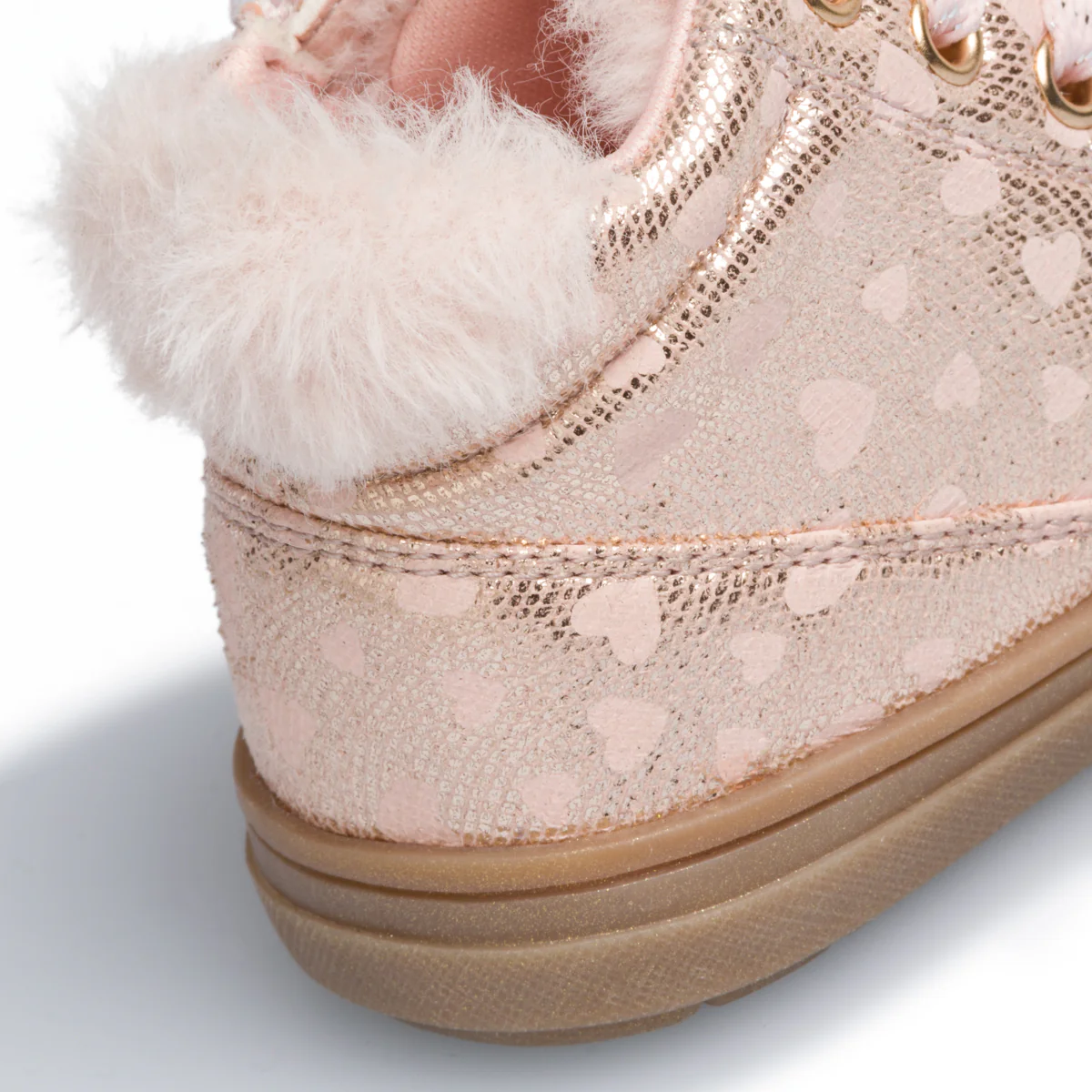 Sneakers alte oro rosa con colletto imbottito Le scarpe di Alice - Image 8