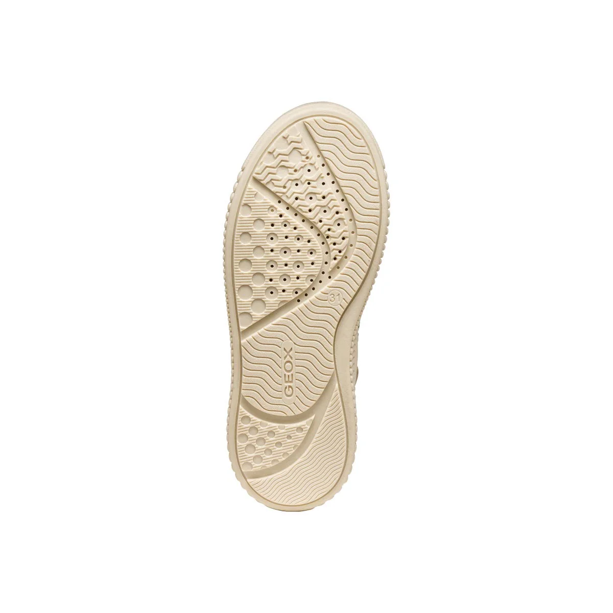 Sneakers alte platino da Bambina con suola traspirante Geox - Image 6