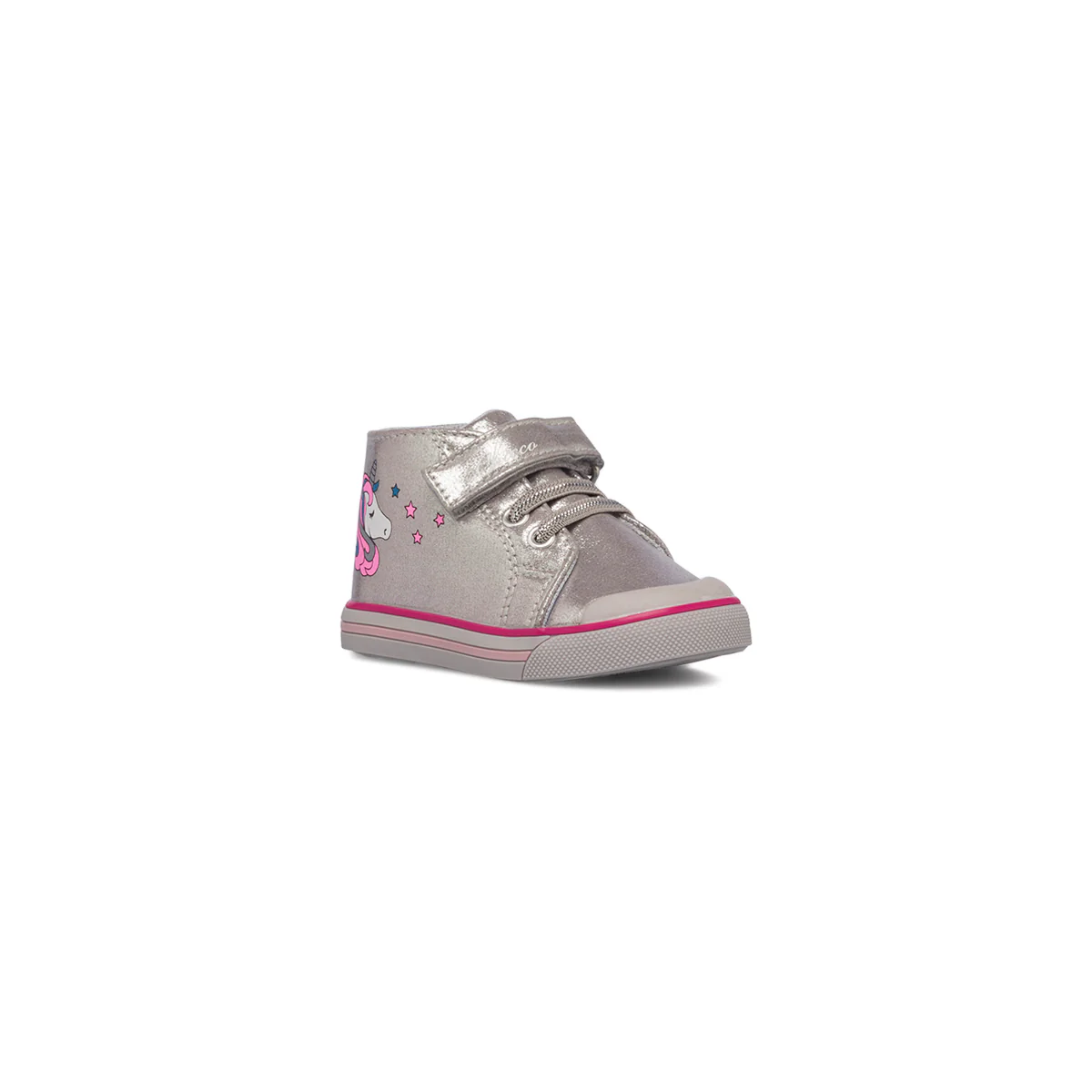 Sneakers alte primi passi argento da bambina Chicco Gadielle - Image 2