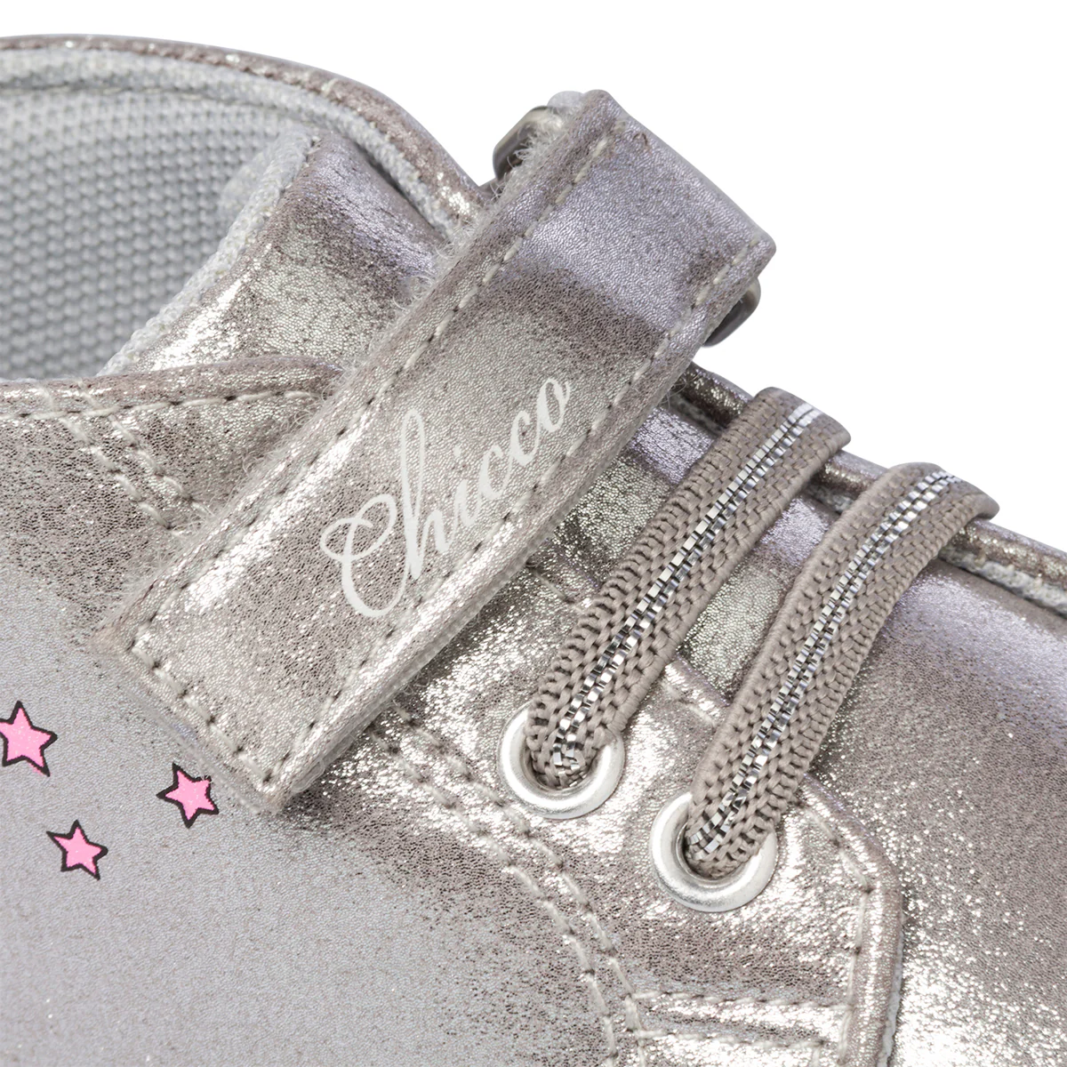 Sneakers alte primi passi argento da bambina Chicco Gadielle - Image 6