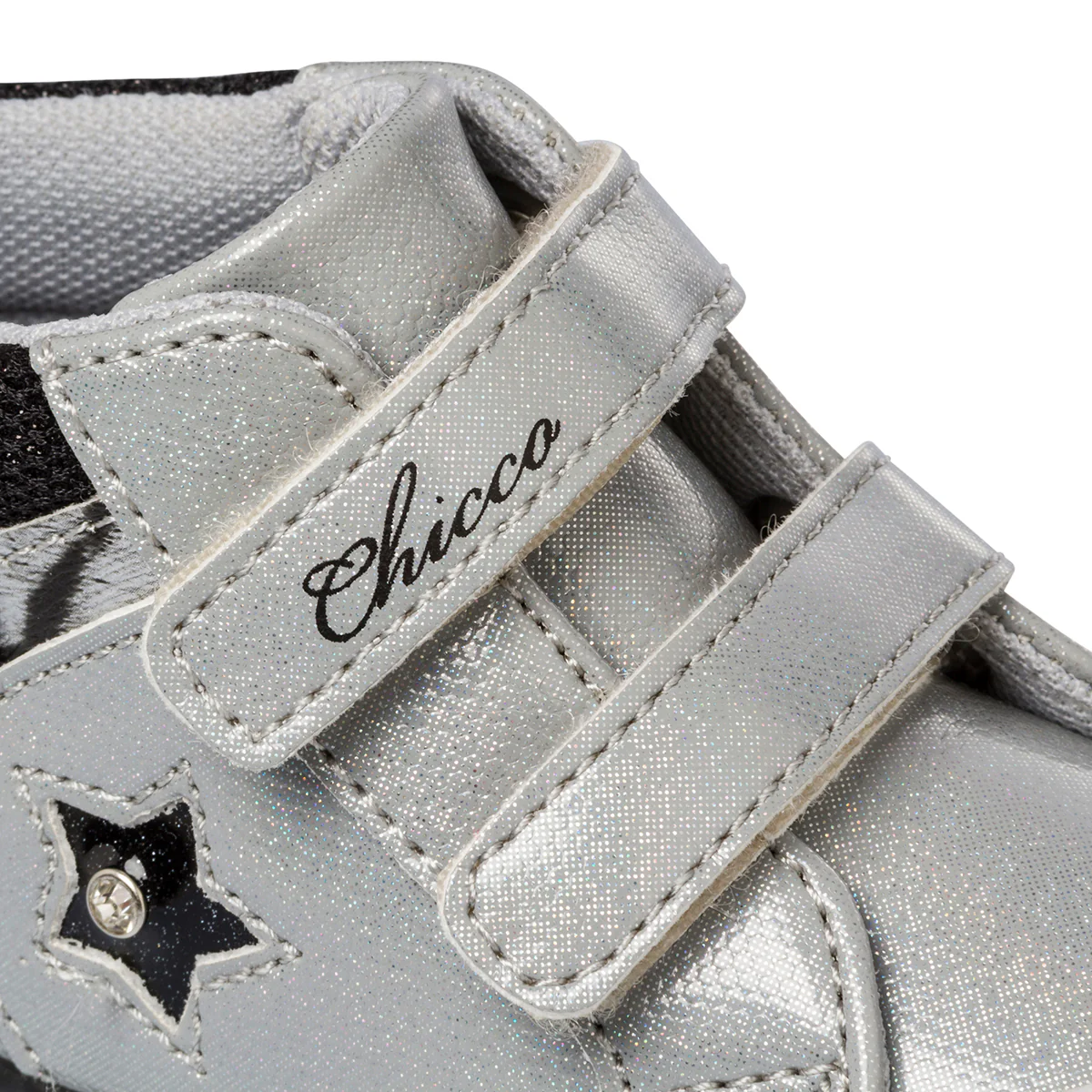 Sneakers alte primi passi argento da bambina Chicco Gassia - Image 10