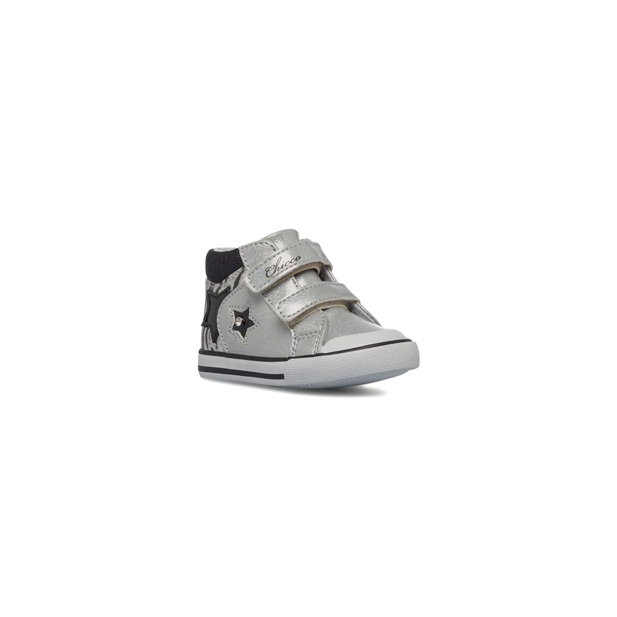 Sneakers alte primi passi argento da bambina Chicco Gassia - Image 6