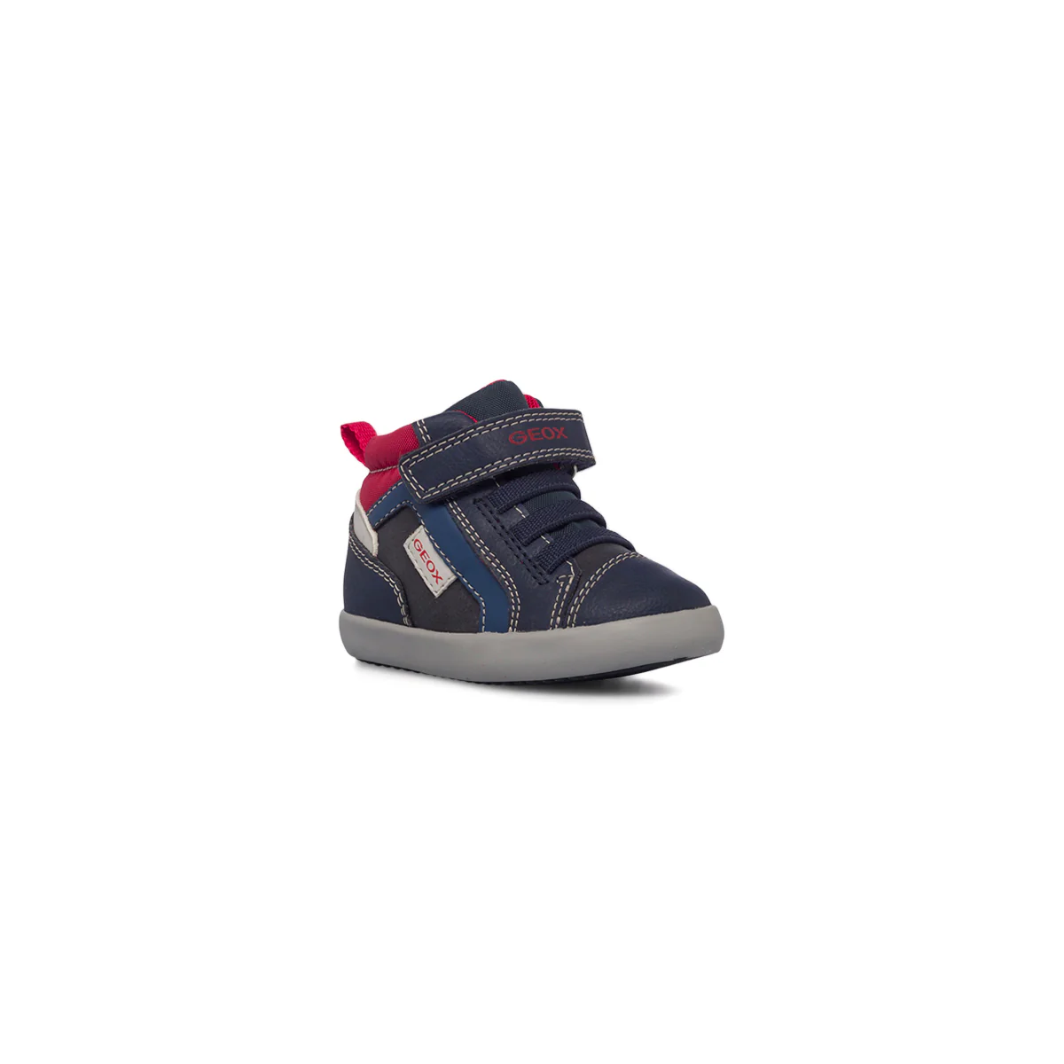 Sneakers alte primi passi blu da bambino Geox Gisli - Image 2