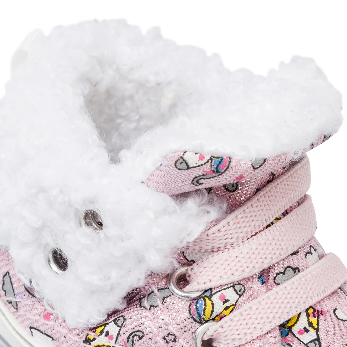 Sneakers alte primi passi rosa da bambina con imbottitura Chicco Noce - Image 6