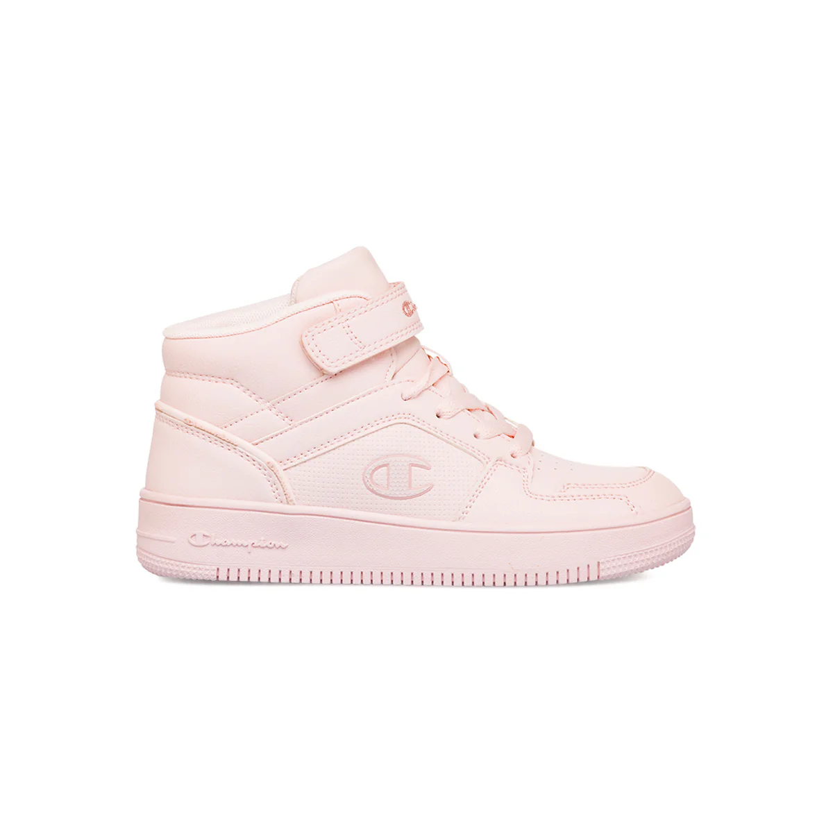Sneakers alte ragazza rosa con logo Champion Rebound 2.0 mid