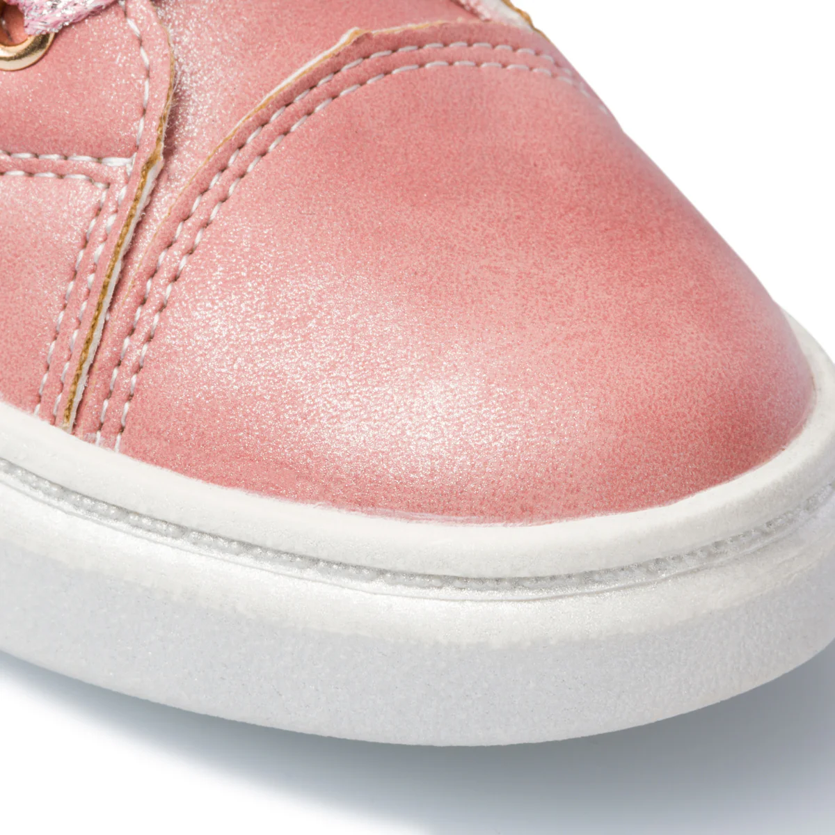 Sneakers alte rosa con catenina decorativa Le scarpe di Alice - Image 6