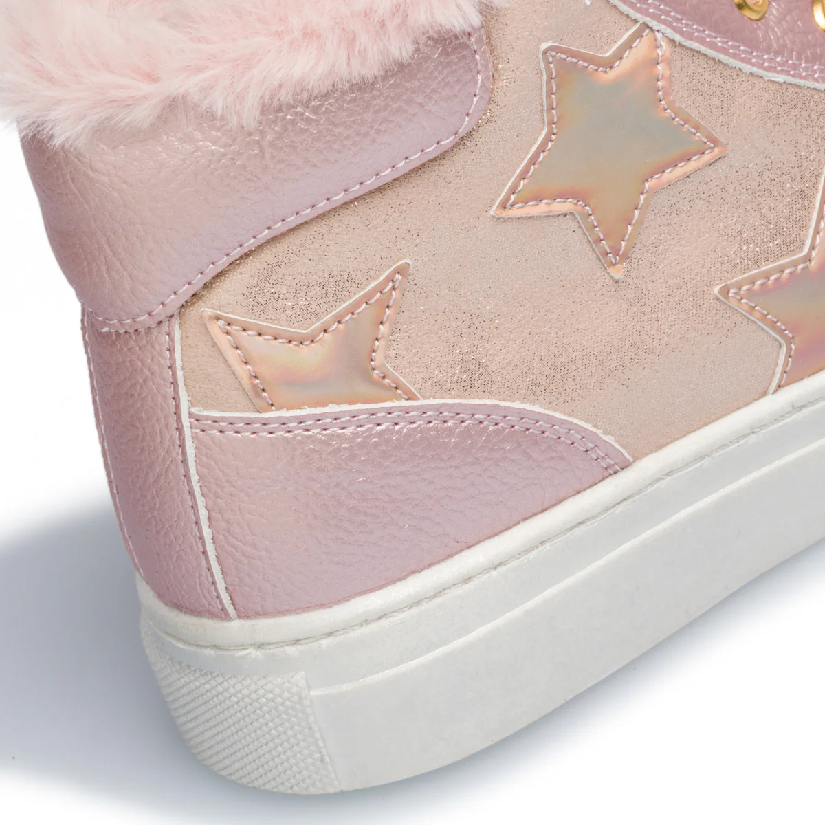 Sneakers alte rosa con colletto imbottito Le scarpe di Alice - Image 8