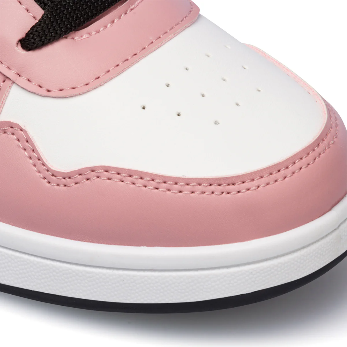 Sneakers alte rosa e bianche da bambina 10 Baci - Image 7